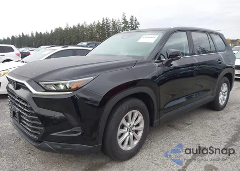 2025 Toyota Grand Highlander Xle из США, поврежденный, VIN 5TDAAAB51SS093966